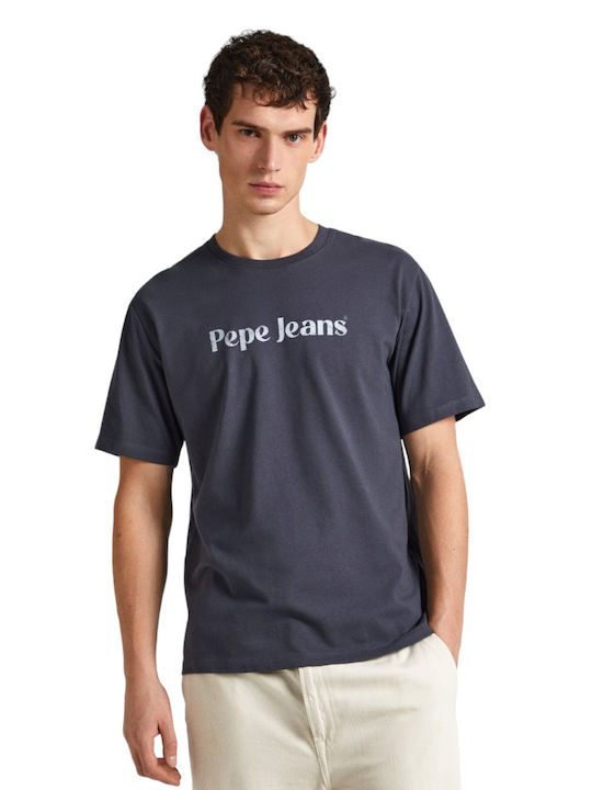 Pepe Jeans Мъжко Тениска с Къс Ръкав Сив