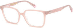 Polaroid Kinder Acetat Brillengestell Rosa PLDD...