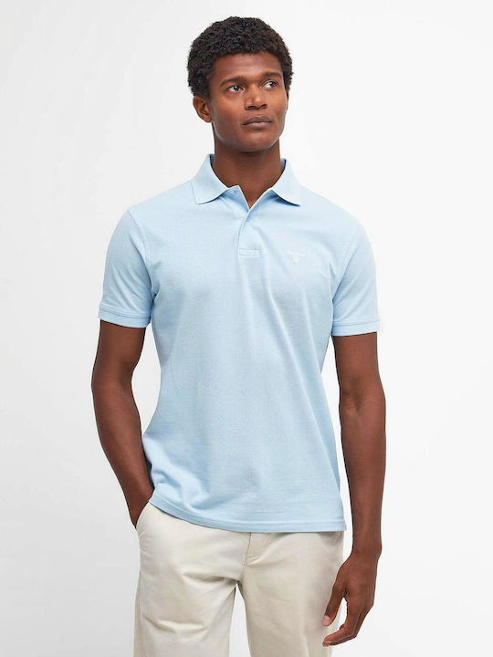 Barbour Men's Blouse Polo Light Blue