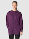 Women's Sweatshirt Jacket Hooded Purple