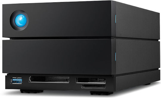 Lacie 2big Dock Thunderbolt 3 / USB 3.1 Externe HDD 48TB Multi-Bay Schwarz