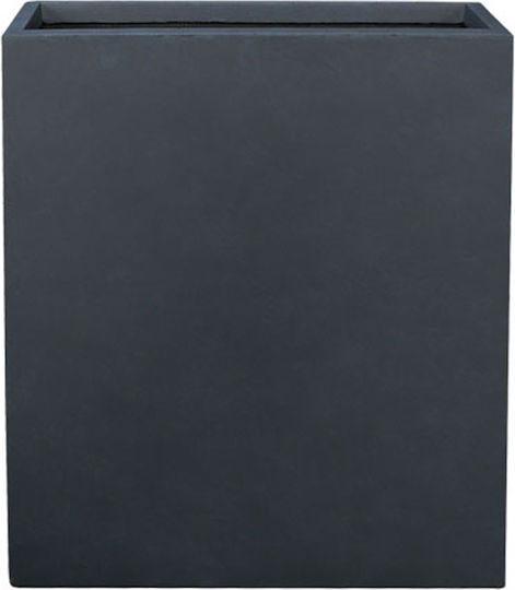 Marhome Fiber Claυ Planter Box Plastic Gray 60x22x72cm.