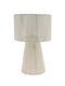 Zen Collection Table Lamp from Rope with White Shade and Base