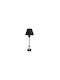 Table Lamp with Orange Shade and Base