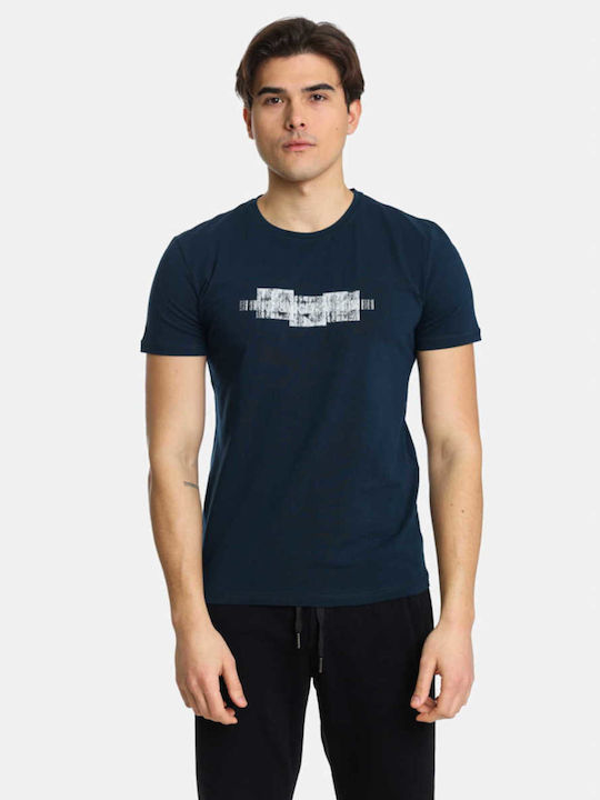 Paco & Co Herren T-Shirt Kurzarm Blau