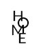 Wallity Декоративен Силует Home Черен от Метал 68x34.5см