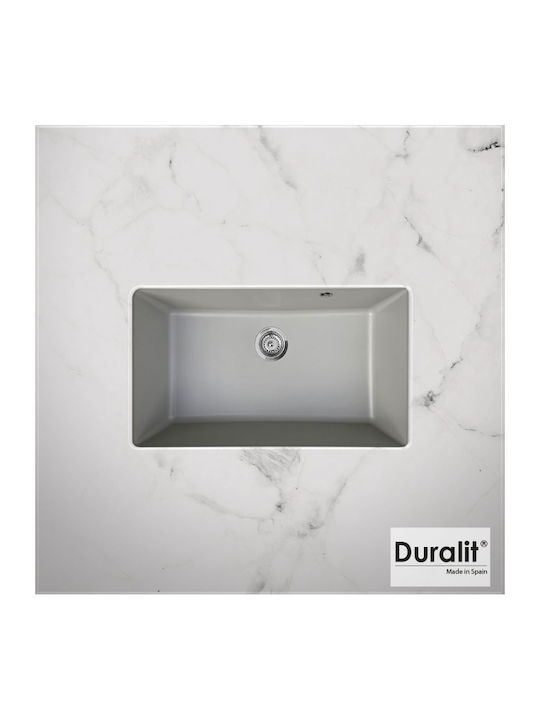 Duralit Sub masă Chiuvetă din Granit Sintetic L76xW50cm