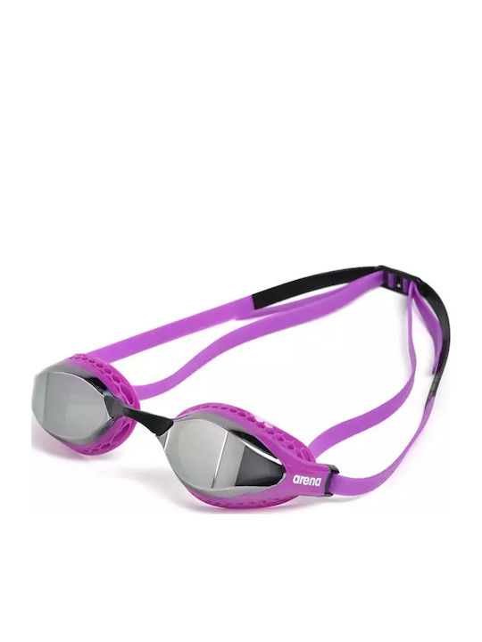 Arena Airspeed Mirror Racing Goggles Silver/Pur...