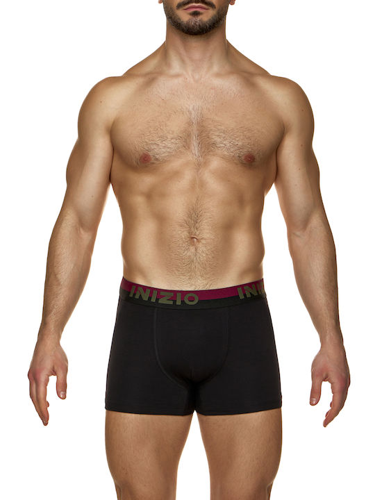 Inizio Men's Boxer Black