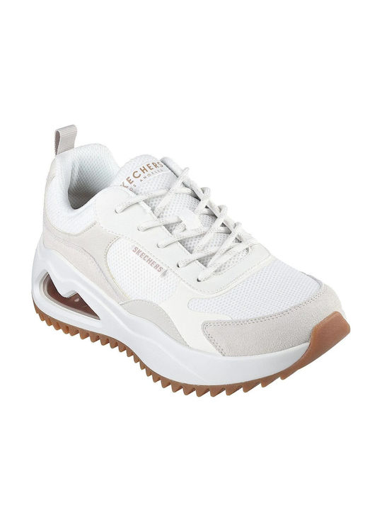 Skechers S Uno Peaks Γυναικεία Sneakers Λευκά