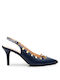 Labrini Navy Blue Heels