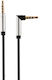 Earldom Καλώδιο Ήχου 3.5mm male - 3.5mm male Ασημί 1m 33513