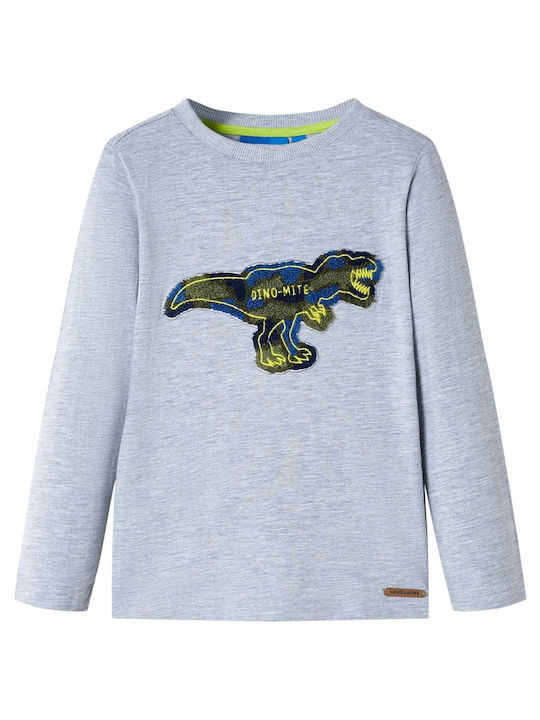 vidaXL Kids Blouse Long Sleeve grey