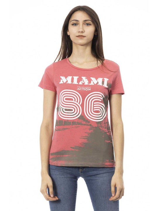 Trussardi Damen T-Shirt Rosa