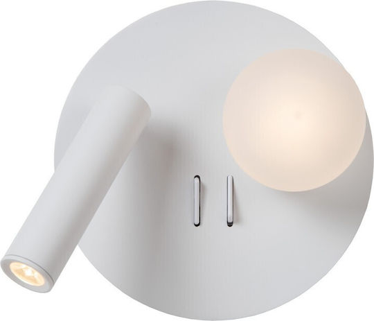 Lucide Lightning Einzel LED Warmes Weiß Spot in Weiß Farbe