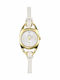 GO Mademoiselle Women's Watch with White Leather Strap