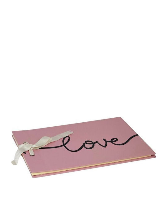 Βιβλιο Ευχων 29χ24cm Με Κορδελα Love (σαπιο Μηλο)
