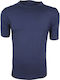Kurzarmbluse Marineblau