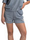 Damen Terry Shorts Hyacinth