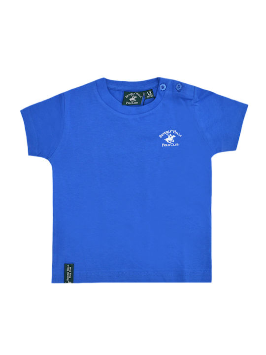 Beverly Hills Polo Club Kids Blouse Short Sleeve Blue