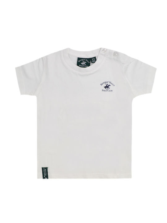 Beverly Hills Polo Club Kids Blouse Short Sleeve White