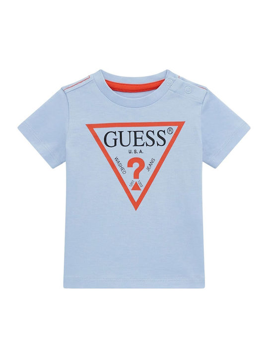 Guess Παιδικό T-shirt Γαλάζια