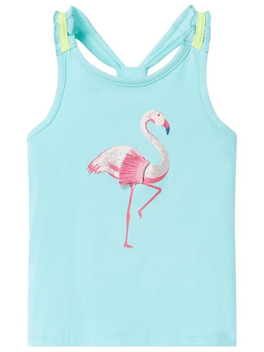 vidaXL Kids Blouse Sleeveless Mentas