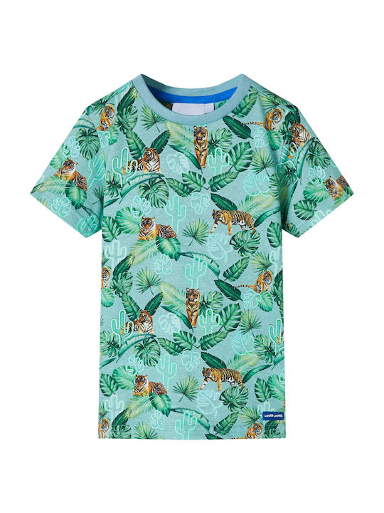 vidaXL Kids Blouse Short Sleeve Green