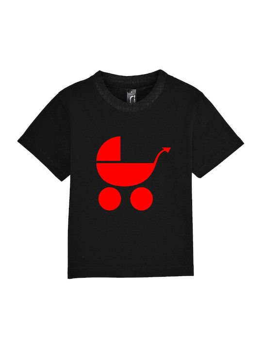 Παιδικό T-shirt Κοντομάνικο Μαύρο Rosemary's Baby