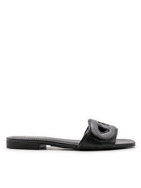 Bottero Leather Women's Sandals Black