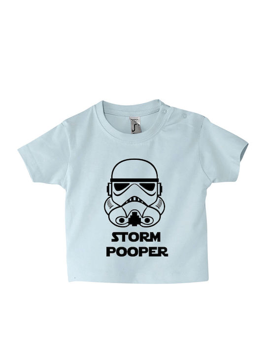 Детска тениска Baby Blue Star Wars, Storm Pooper