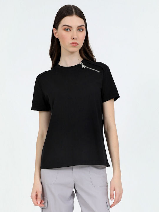 Doca Femeie Tricou Black