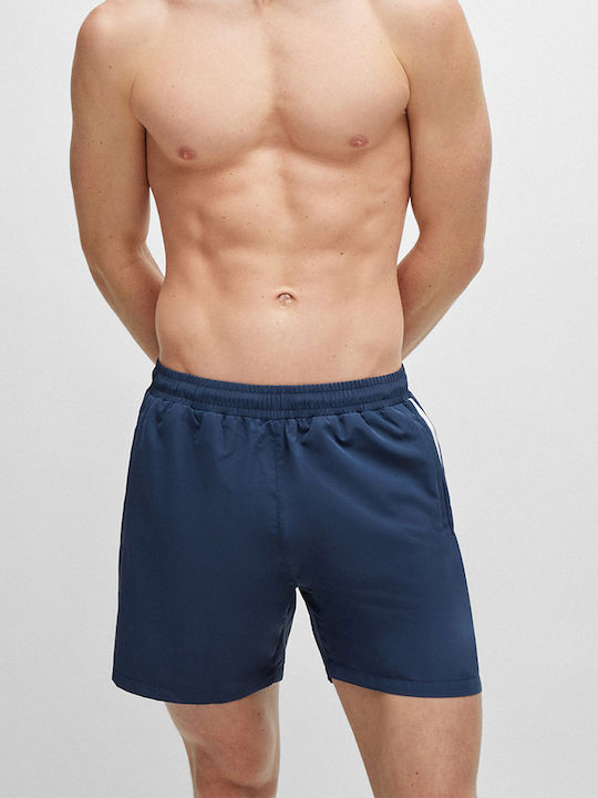 Hugo Boss Dolphin Men's Swimwear Shorts Navy Blue