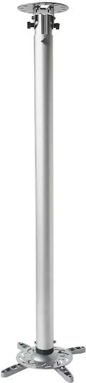Techly Projector Mount Ceiling with Maximum Load Capacity of 15kg Gray