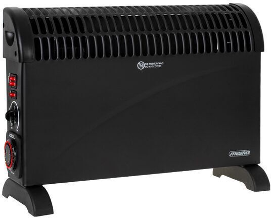 Mesko Floor Convector Heater 2000W 53.5x38.5cm Black