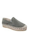 Women's Leather Espadrilles Khaki