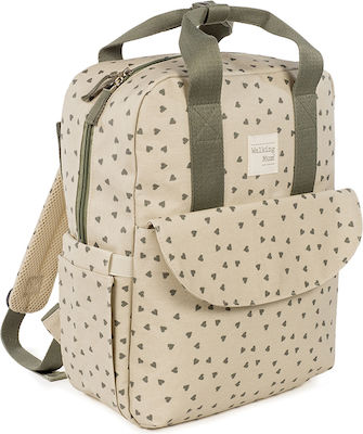 Geantă Poppy Olive Hearts Rucsac Poppy Olive Hearts | Walking Mum 1120800324