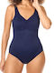 Amoena One-Piece Swimsuit Blue