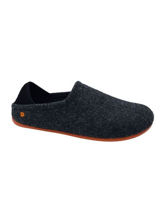 Comfy Anatomic Heel Enclosed Men's Slipper Blue