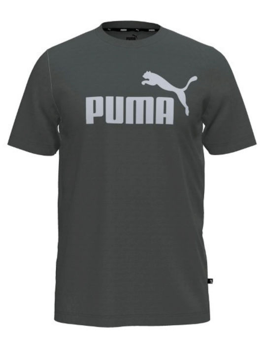 Puma Ανδρικό T-shirt Κοντομάνικο Μαύρο