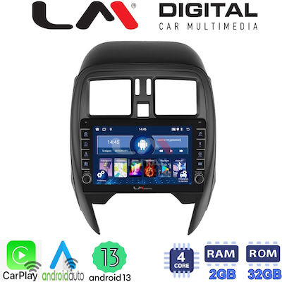 LM Digital Car Audio System for Nissan Micra 2010 > 2016 (Bluetooth/USB/WiFi/GPS/Android-Auto)