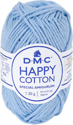 DMC Cotton Knitting Yarn Happy Light Blue 43m 20gr
