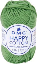 DMC Cotton Knitting Yarn Happy Green 43m 20gr