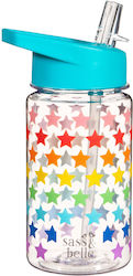 Water Bottle with Straw - Rainbow (0025474)