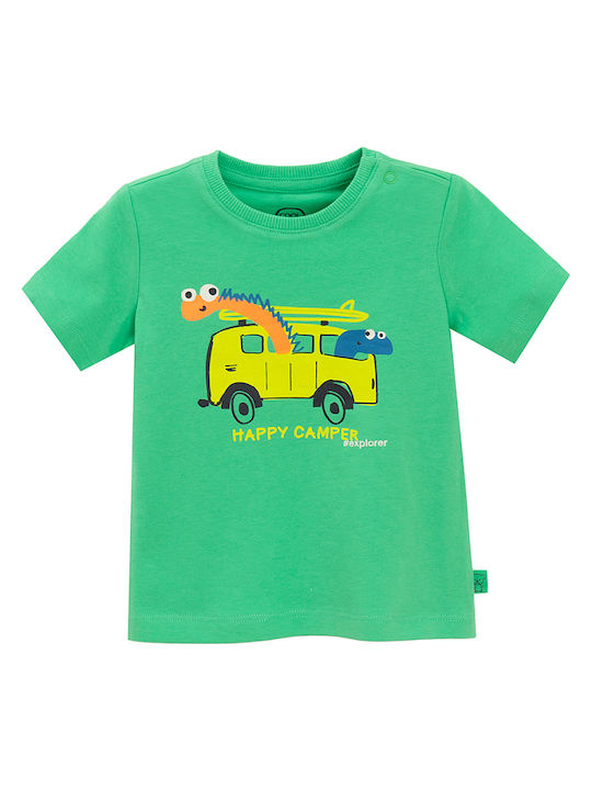 Cool Club Kids' Blouse Short Sleeve Green