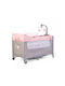 Cangaroo Once Upon A Time L3 Playpen 2 Levels with Changing Table & Mattress Pink extra matt 125x62cm