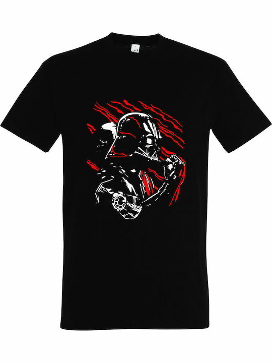 Tricou pentru Copii Negru Darth Vader Is In Charge Star Wars
