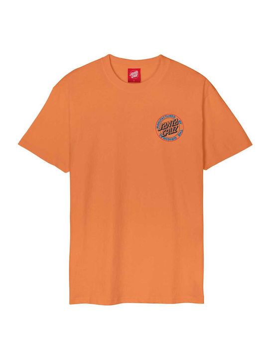 Santa Cruz Screaming T-shirt Bărbătesc cu Mânecă Scurtă Orange