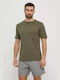 Guess Cn Basic Men's Short Sleeve T-shirt Haki