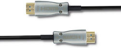 Qoltec 50472 Cabluri HDMI HDMI 2.0 HDMI De Sex Masculin - HDMI De Sex Masculin 20m Gri